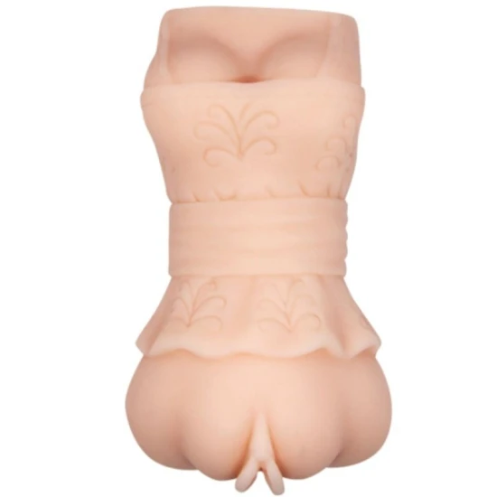 Masturbator Vagină Model 2 - Textură Unică, Alb, Mărime Unică