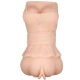 Masturbator Vagină Model 2 - Textură Unică, Alb, Mărime Unică
