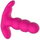 Vibrator anal Pearl din silicon, negru