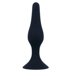 Plug anal Anal Level 2 - Silikon medical, Negru, 11.5 cm.