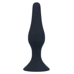 Plug anal Anal Level 3 - Silikon medical, Negru, 12.5 cm.