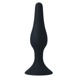 Plug anal Anal Level 4 - Silikon medical, Negru, 15.5 cm.
