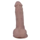 Dildo realist din cauciuc și PVC, natural, 16,5 cm
