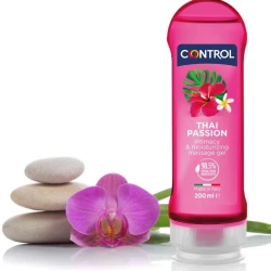 CONTROL - Gel de masaj 2-în-1, Thai Passion