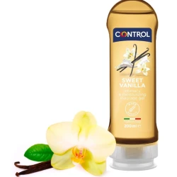 CONTROL - Gel de masaj 2-în-1, Madagascar Sweetness, 200 ml