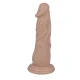 Dildo realist 16,6 cm din cauciuc și PVC, culoare naturală