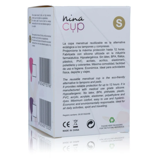 Cupă menstruală, Roz - Size S