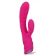 Vibrator Rabbit cu Încălzire din Silicon și ABS, Roz