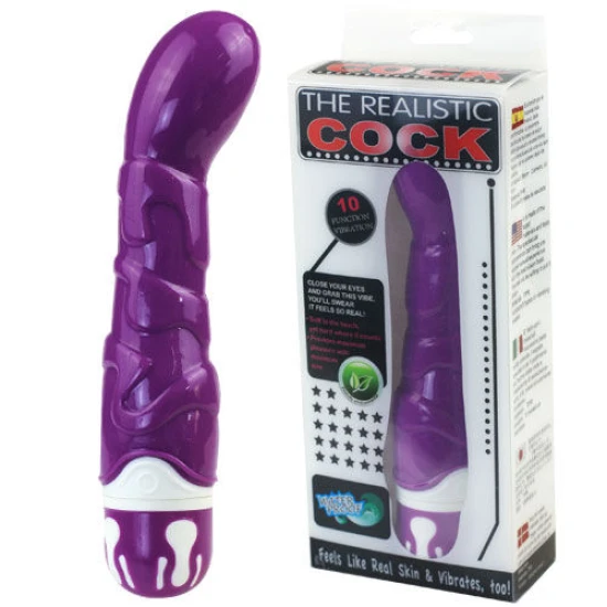 Jucărie Realistă Pentru Cock 10 Ritmuri Sensation, Violet