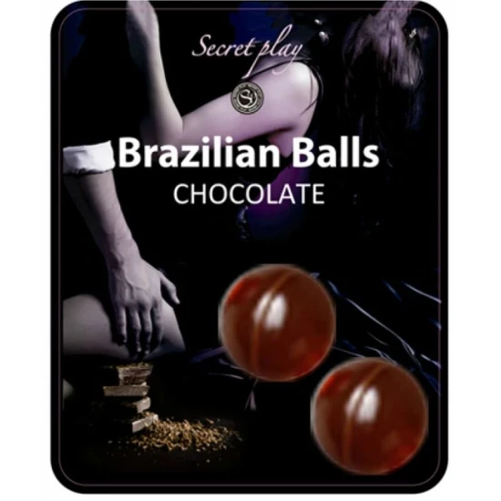 Set 2 bile braziliene, ciocolată