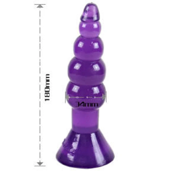 Climax se întâmplă Anal Plug, 17 cm, Mov