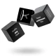 BIJOUX - Joc de zaruri pentru cupluri, model „Lucky Dice of Love”, multicolor