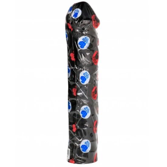 DILDO MARE - MODEL SOFT FISTING, NEGRU, 32 CM
