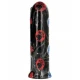 Dildo negru din material moale, 19 cm