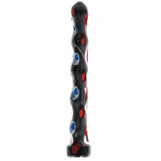 Plug anal, Model tip bilă, Negru, 32 cm