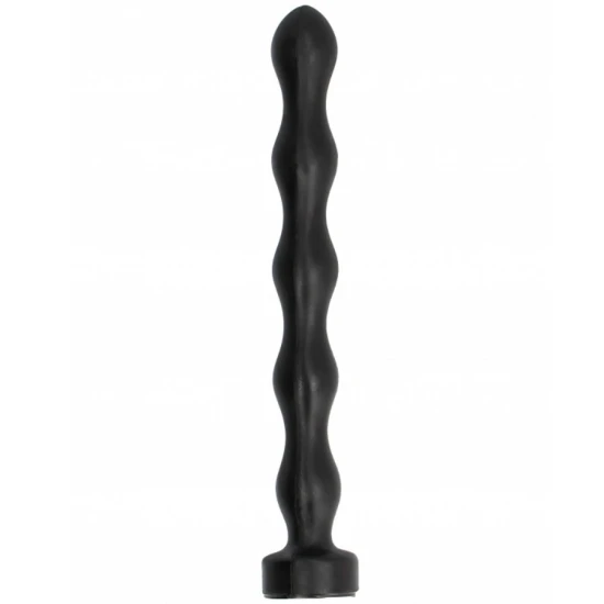 Plug anal, Model tip bilă, Negru, 32 cm