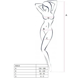 Body tip plasă pentru femei bs013, negru, one size