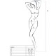 Body tip plasă pentru femei bs013, negru, one size