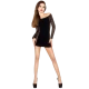 PASSION - Tip Produs Bodystocking, Negru, Rochie tip one size