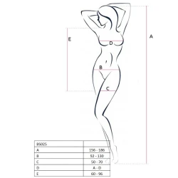 PASSION - Tip Produs Bodystocking, Negru, Rochie tip one size