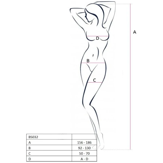 PASSION - Tip Produs Bodystocking, Negru