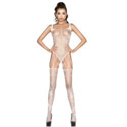 PASSION - Tip Produs Model, Alb. Bodystocking, One Size