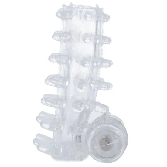 Manșon Penis Casual Love, Inel Vibratoare, Transparent