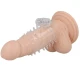 Manșon Penis Casual Love, Inel Vibratoare, Transparent