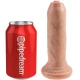 DILDO REALIST NEDECUPAT - PIELE REALISTĂ - 15 CM