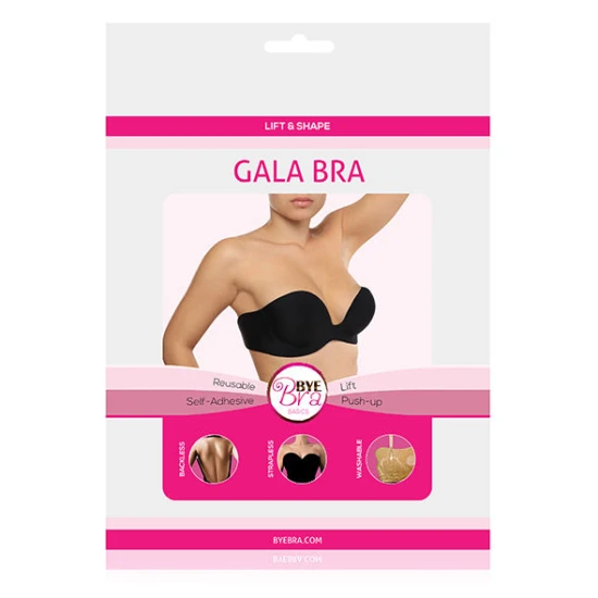 BYE-BRA - Sutien tip balconet, Negru
