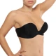 BYE-BRA - Sutien tip balconet, Negru