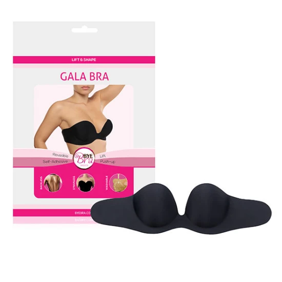 BYE-BRA - Sutien tip balconet, Negru