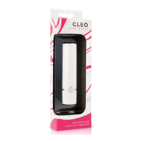 Vibrator CLEO - 10 Mode Vibrații, Alb și Roz, Mărime Unică