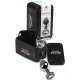 Plug anal din aluminiu transparent, 8 cm