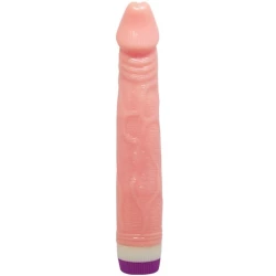 Vibrator Natural Realistic 22 cm - Culoare Carne, Diametru 4 cm, Multispeed.