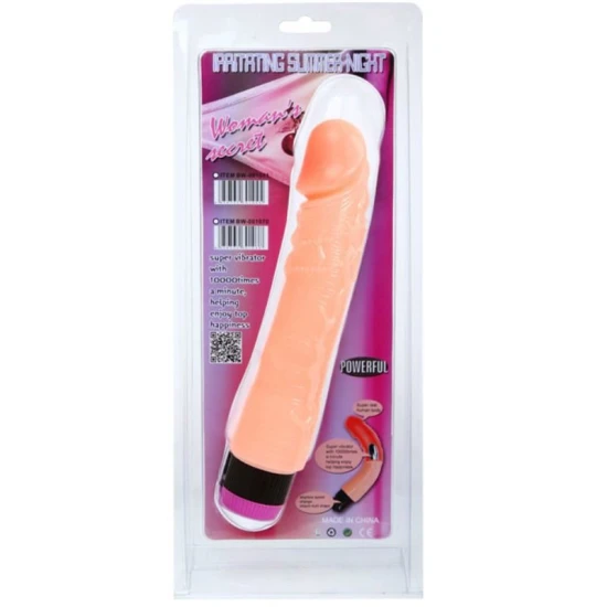 vibrator Baile, natural, flexibil, realist, 24 cm