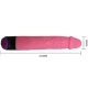 VIBRATOR TIP DILDO REALIST, Roz, 23 cm
