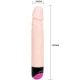 DILDO VIBRANT CU VIBRAȚII ȘI ROTIRE, 24 CM, Culoare Colorată