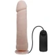 Dildo Realistic 26 CM - Vibrații puternice, Culoare Carne, Mărime 26 cm x 5.5 cm.