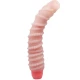 Vibrator FLEXI VIBE SENSUAL - Texturat, Bej, 19.5 cm.