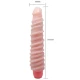 Vibrator FLEXI VIBE SENSUAL - Texturat, Bej, 19.5 cm.