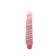 Vibrator FLEXI VIBE SENSUAL - Texturat, Bej, 19.5 cm.