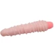 Vibrator FLEXI VIBE SENSUAL - Texturat, Bej, 19.5 cm.