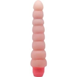 Vibrator anal flexibil cu vibrații multiple, 19 cm, piele
