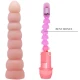 Vibrator anal flexibil cu vibrații multiple, 19 cm, piele