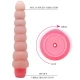 Vibrator anal flexibil cu vibrații multiple, 19 cm, piele
