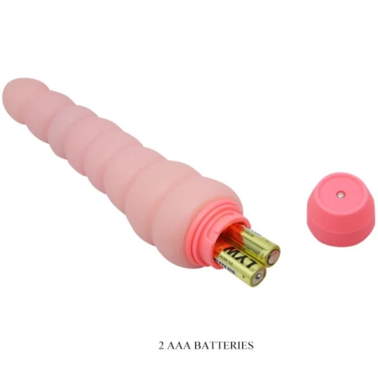 Vibrator anal flexibil cu vibrații multiple, 19 cm, piele