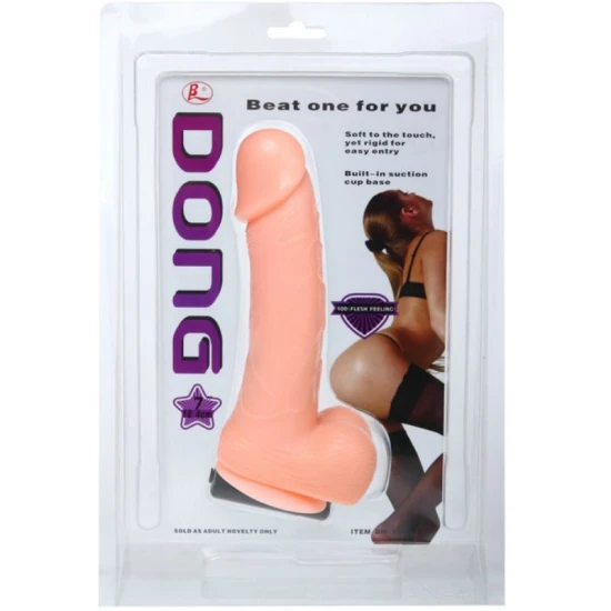 DILDO REALIST - Vibrații și rotație, 20 cm
