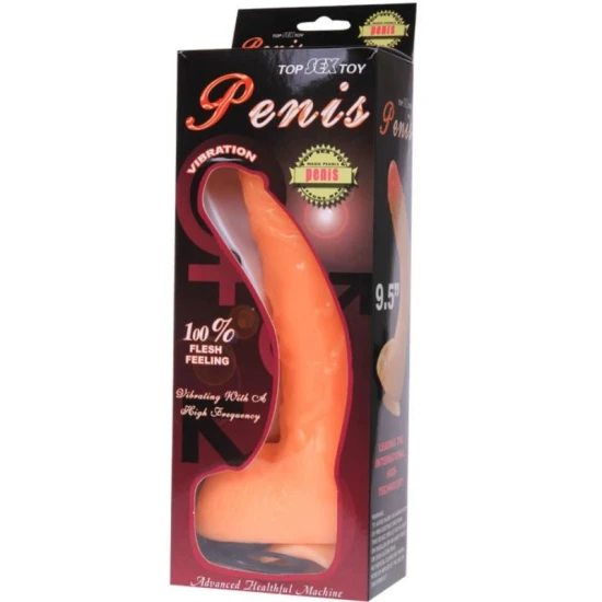 DILDO CU VIBRAȚII - Senzație realistă, Negru