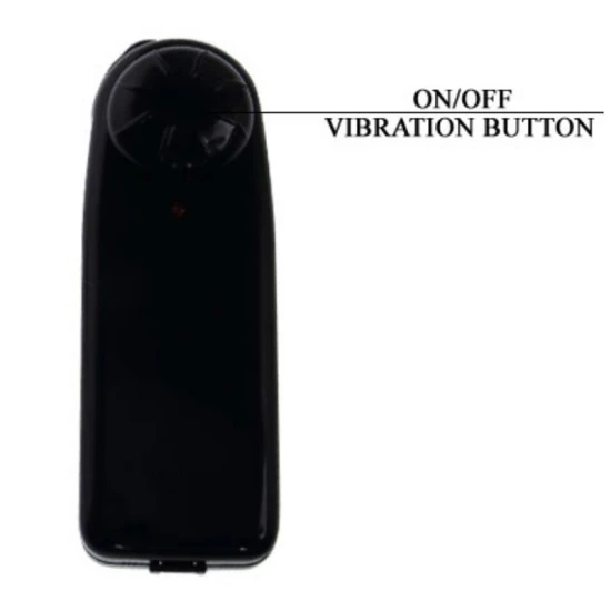 DILDO CU VIBRAȚII - Senzație realistă, Negru